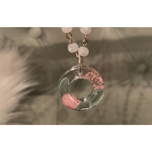 Load image into Gallery viewer, Stones and flowers - Stone and Flower Necklace
